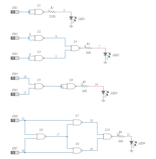 nand gates - Multisim Live