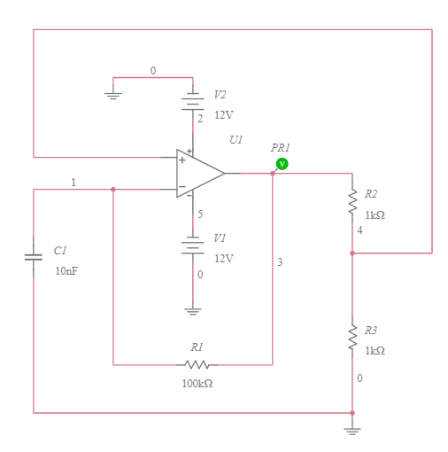 Rectangular Waveform Generator using Op-Amp Relaxation Oscillator (203 ...