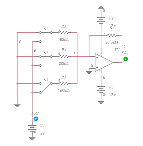 3 in/out schema - Multisim Live