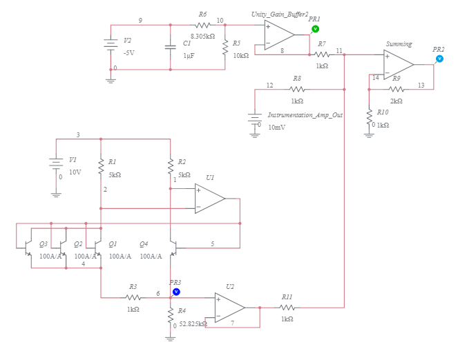 Ambient Temperature + Thermocouple Sensor - Multisim Live