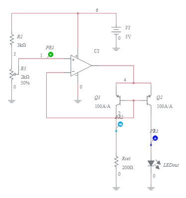 Wyatt Cascaded Peaking Current Sink And Source - Multisim Live