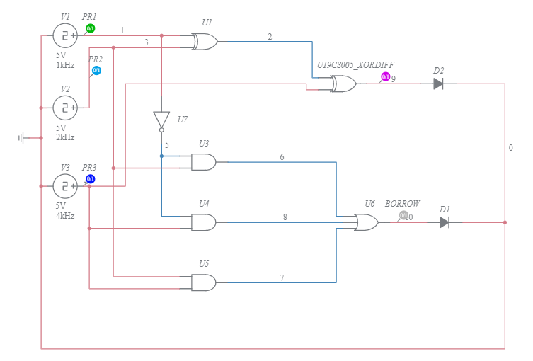 full_subtractor - Multisim Live