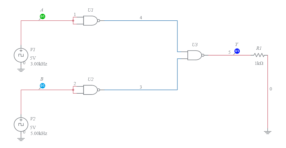 Or Gate Using Nand Gate Multisim Live 2791