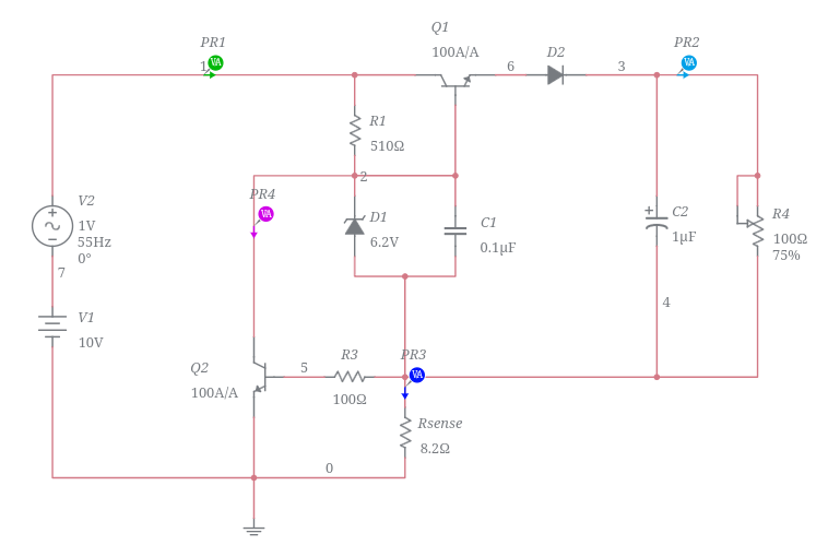 Current-Limited BJT-Boosted Zener Ref. Floating-Load Volt. Regulator ...