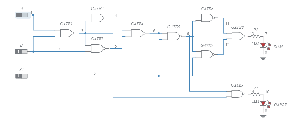 full adder - Multisim Live