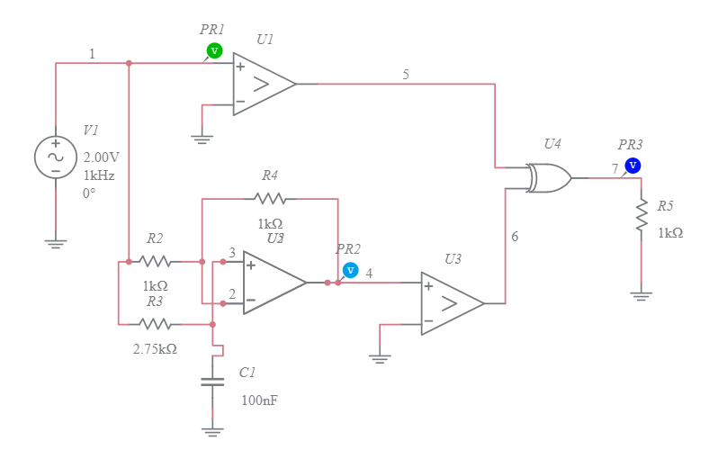 phase shift calculation - Multisim Live