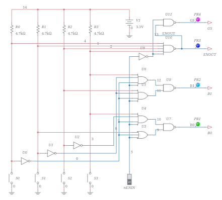 8-Input To 3-Bit Binary Encoder - Multisim Live