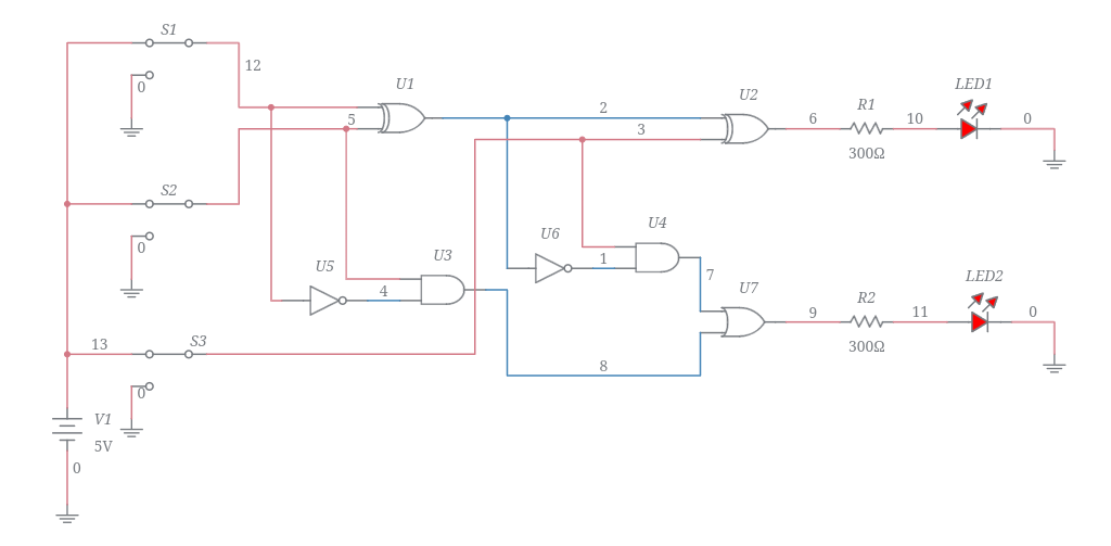 Full Subtractor - Multisim Live