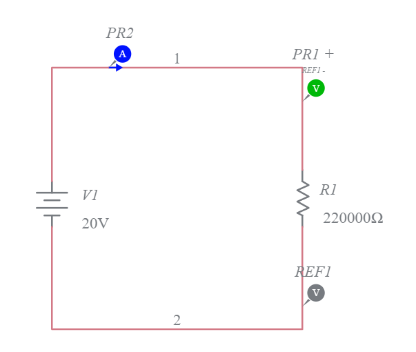 Simulation Circuit (Resistor #2) Group 6 BSEE2A - Multisim Live