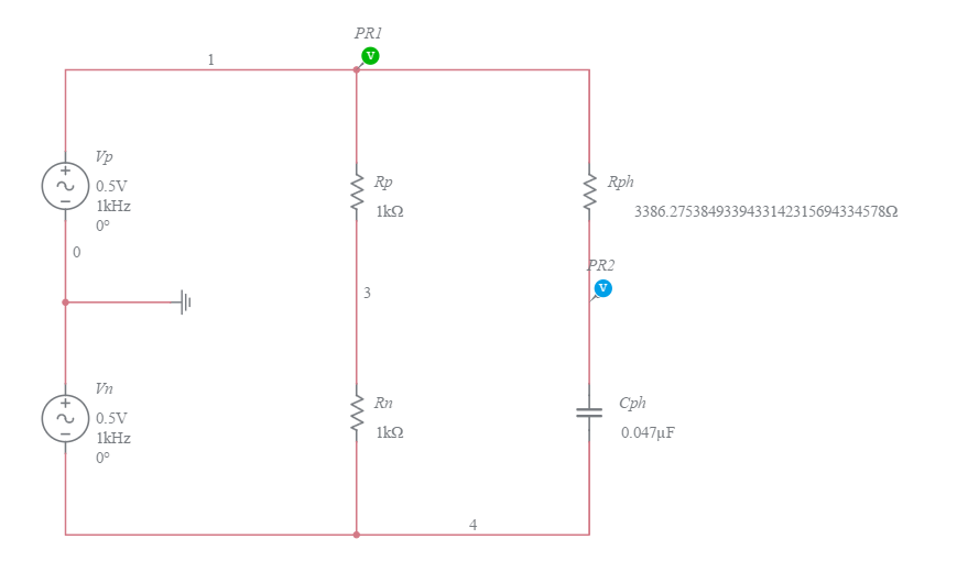 Phase Lag Equalizer Multisim Live