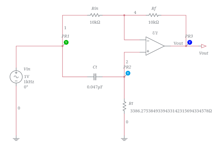 First Order All-Pass Phase Lead Delay Equalizer - Multisim Live