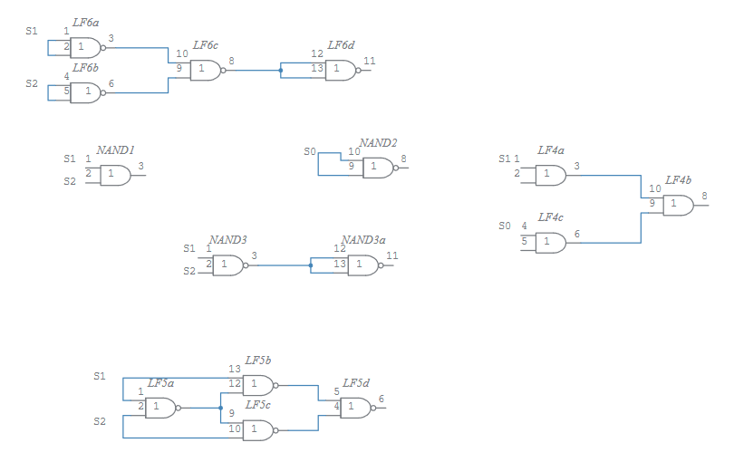 ECE 543 Lab 3 Circuit Diagrams - Multisim Live