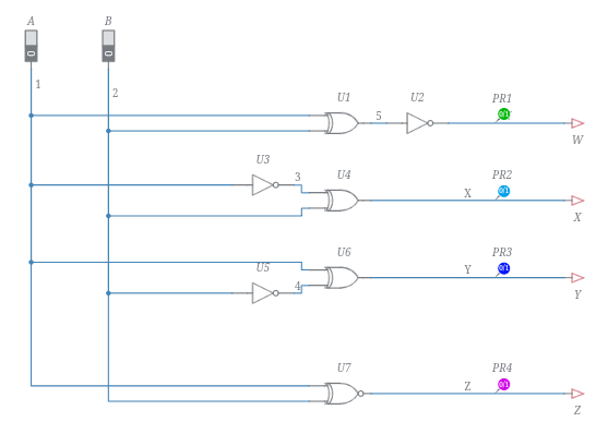 XOR - Two Inverter Preservation Of XOR Function - Multisim Live