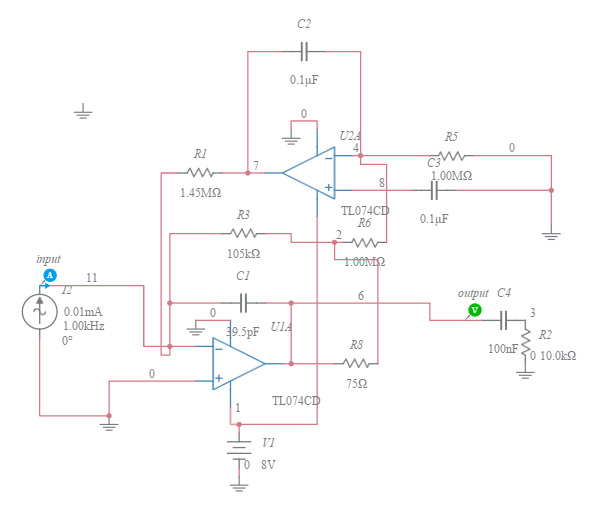 Op Amp Dc Servo Tl074 V4 - Multisim Live