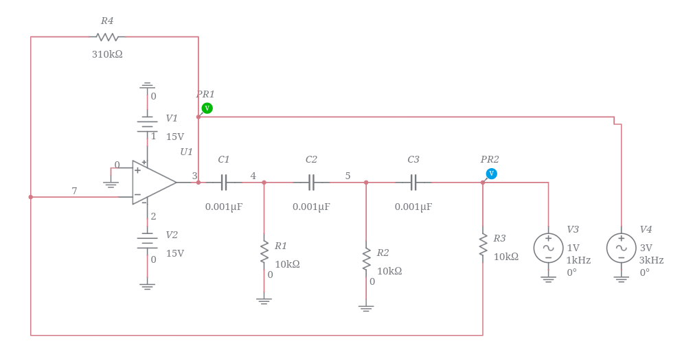 Rc Phase Shift Oscillator 2 Multisim Live