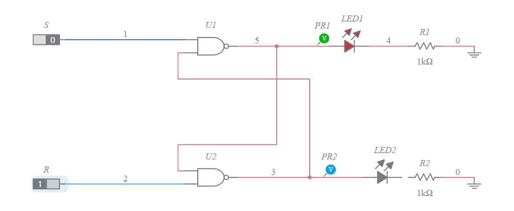 NAND Set-Reset (S-R/RS) Latch - Multisim Live