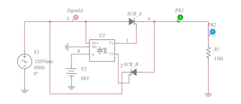 Dimmer Exemplo 5_1 Hart Pag 175 - Multisim Live