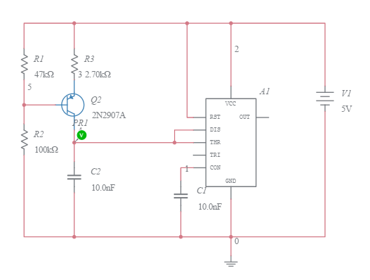 Simple NE555 - Multisim Live