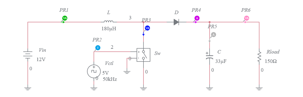 Copy of Step-Up DC To DC Converter (2) (1) - Multisim Live