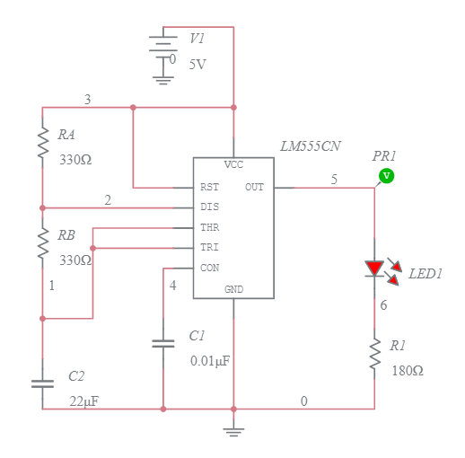 1.2.5 Clock Signals 555 Timer Circuit - Multisim Live