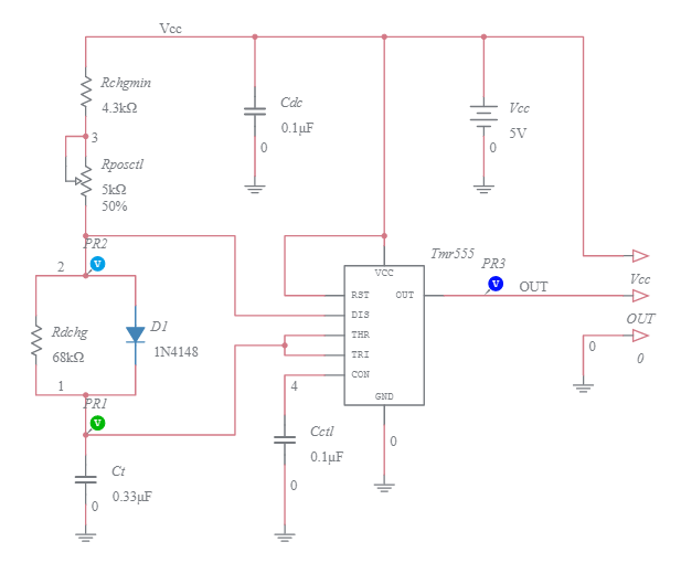 555 Timer Non-PWM Servo Motor Controller from NE543 Datasheet ...