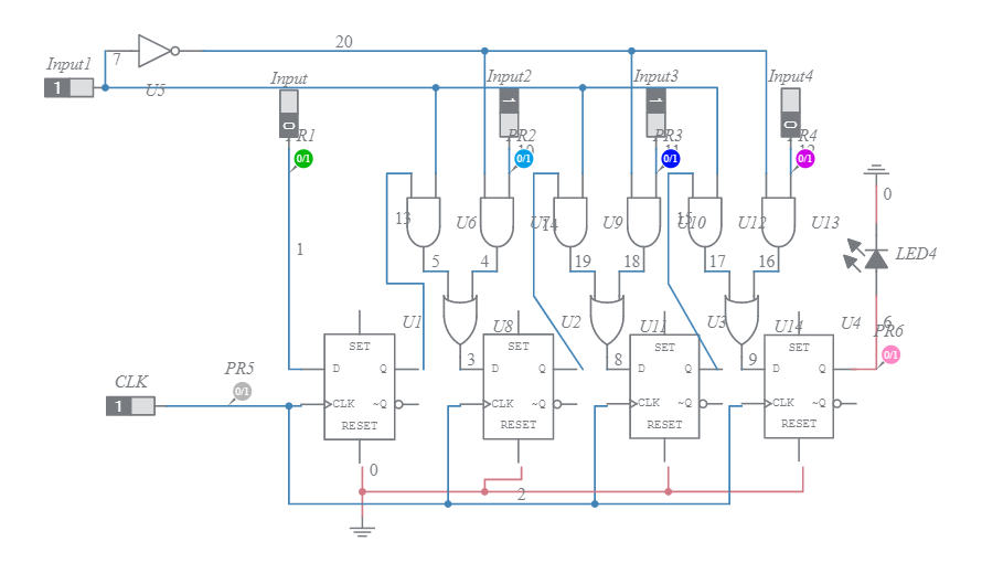 Shift-Registers-SIPO - Multisim Live