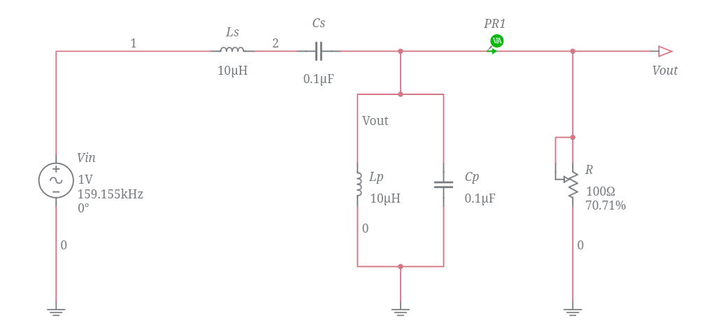 4th Order Lc Bandpass Filter Multisim Live 0576