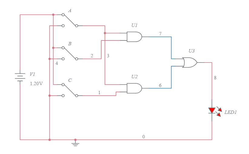 Logic Gates Multisim Live 1684