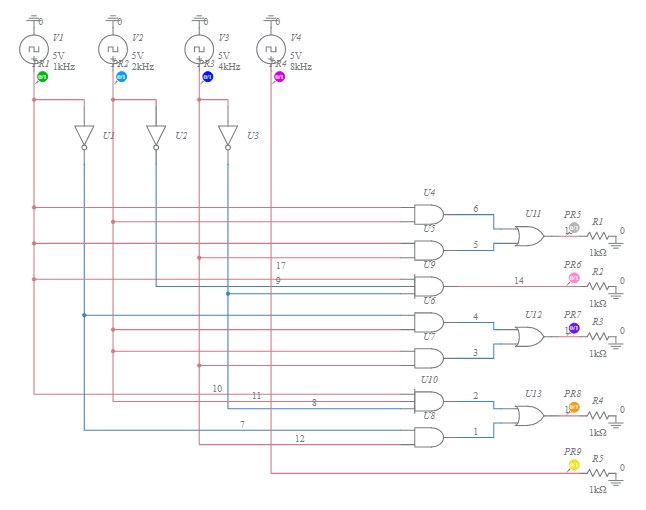 Logic converter в multisim где находится