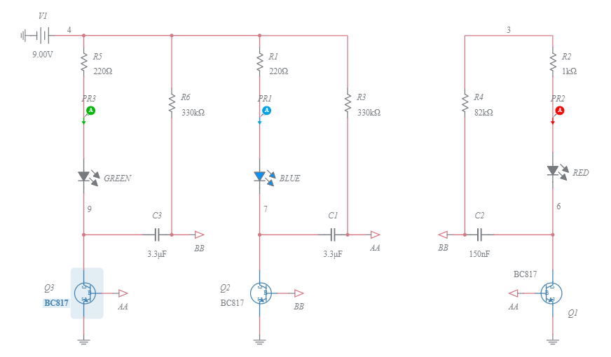 Astable Multivibrator Circuit (1) - Multisim Live