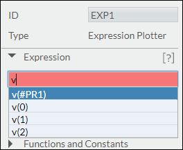 expression plotter type-ahead