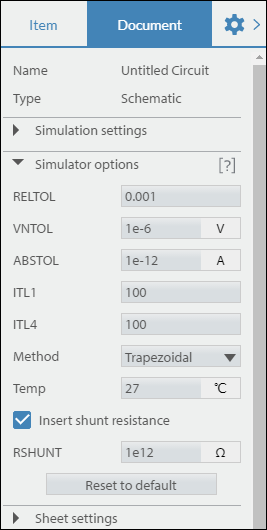 simulator adjustment