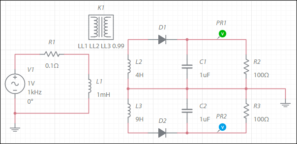 inductor coupling example