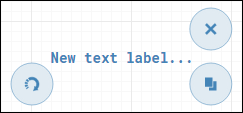 new text label