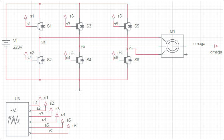 pwm 3 phase sample