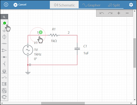 tutorial place voltage probe