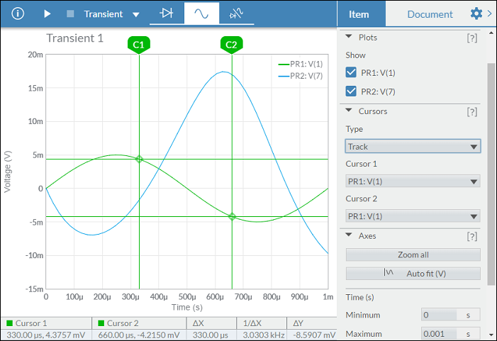 transient cursors track