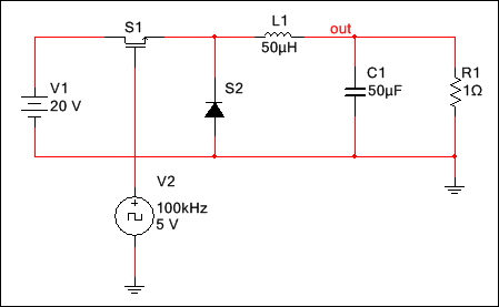 transistor switch example